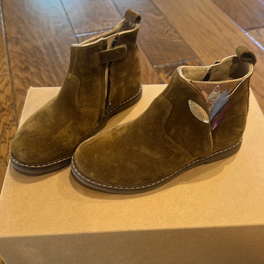 Pom d'Api City Flora Zip Up Ankle Boots Genuine Leather